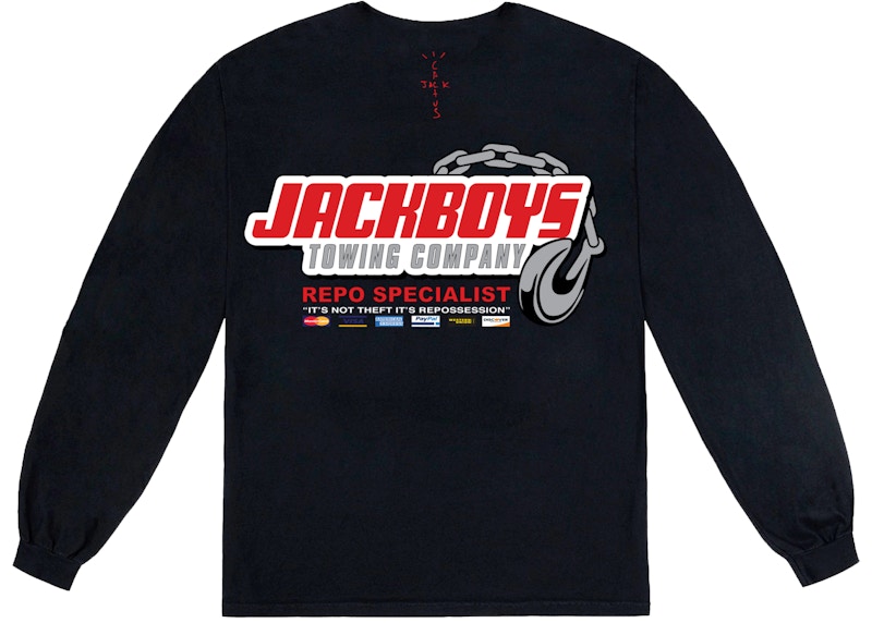 Order Travis Scott JACKBOYS Truck Baju Lengan Panjang Hitam