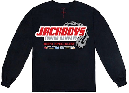 Travis Scott JACKBOYS Truck Kaos Lengan Panjang Hitam Order Travis Scott JACKBOYS Truck Kaos Lengan Panjang Hitam