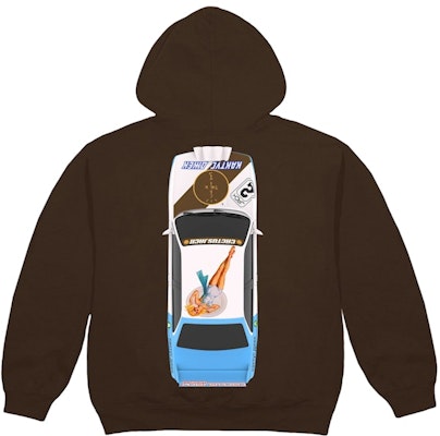 Travis Scott JACKBOYS Vehicle Hoodie Brown Order Travis Scott JACKBOYS Vehicle Hoodie Brown