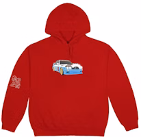 Travis Scott JACKBOYS Vehicle Hoodie Red Travis Scott JACKBOYS Vehicle Hoodie Red