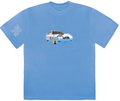 Travis Scott JACKBOYS Vehicle T-Shirt Blue Travis Scott JACKBOYS Vehicle T-Shirt Blue