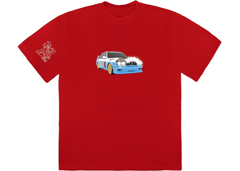 Buy 트래비스 스캇 JACKBOYS 자동차 티셔츠 (레드) 
