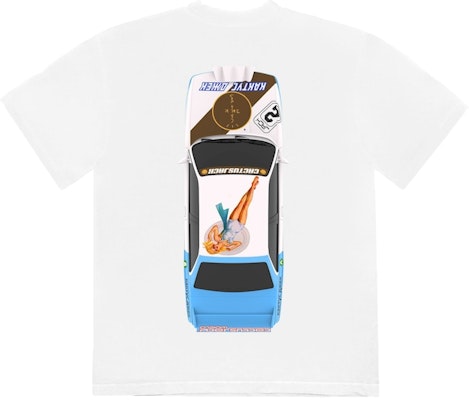 Travis Scott JACKBOYS 交通工具白色T恤 Order Travis Scott JACKBOYS 交通工具白色T恤