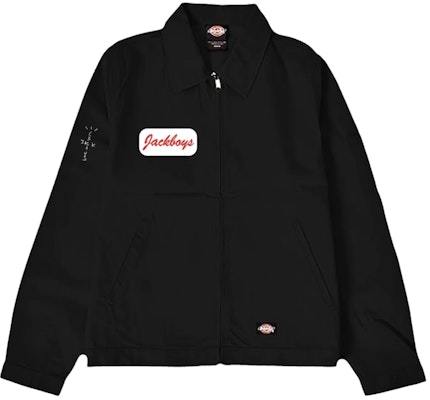 Travis Scott JACKBOYS Work Jacket Black Buy Travis Scott JACKBOYS Work Jacket Black