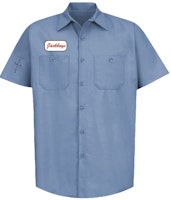 Travis Scott JACKBOYS Work Shirt Blue Travis Scott JACKBOYS Work Shirt Blue