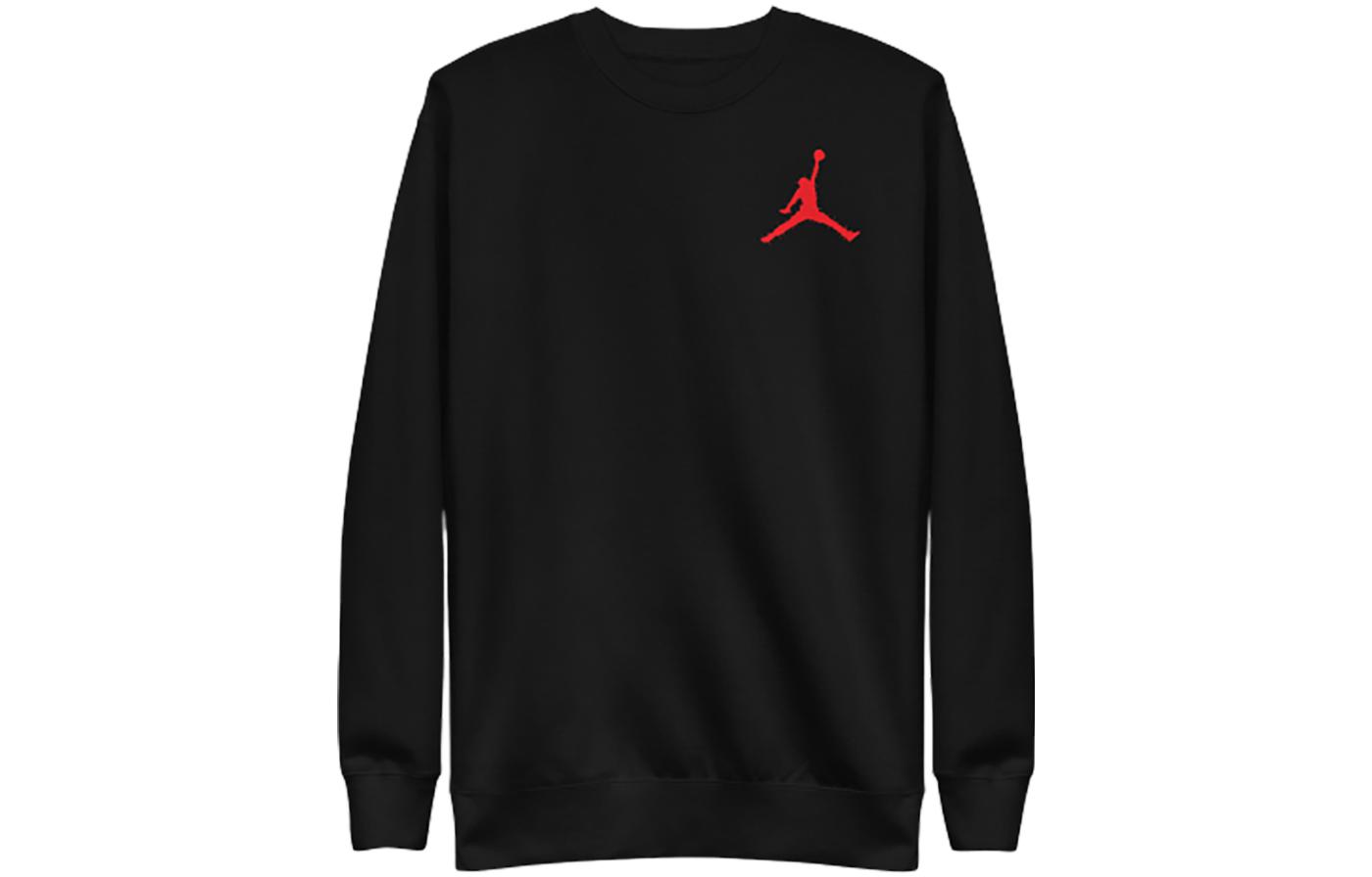 Travis Jordan Cactus Jack Embroidered Sweatshirt Black TC-632