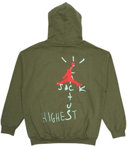 Hoodie Travis Scott Jordan Cactus Jack Highest Warna Zaitun Order Hoodie Travis Scott Jordan Cactus Jack Highest Warna Zaitun
