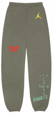 Travis Scott Jordan Cactus Jack Highest Sweatpant Olive Buy Travis Scott Jordan Cactus Jack Highest Sweatpant Olive