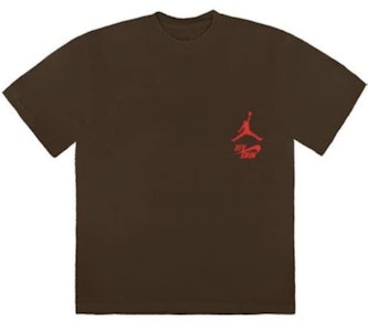Travis Scott Jordan Cactus Jack T Shirt Coklat Lelaki Terbaik Buy Travis Scott Jordan Cactus Jack T Shirt Coklat Lelaki Terbaik