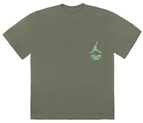 Travis Scott Jordan Cactus Jack Highest T Shirt Olive Buy Travis Scott Jordan Cactus Jack Highest T Shirt Olive