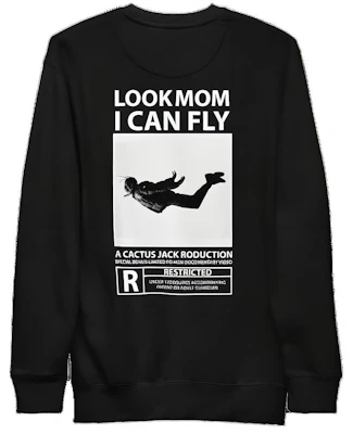 トラヴィス・スコット レターグラフィック クルーネック スウェットシャツ ブラック TC-621 Buy トラヴィス・スコット レターグラフィック クルーネック スウェットシャツ ブラック TC-621