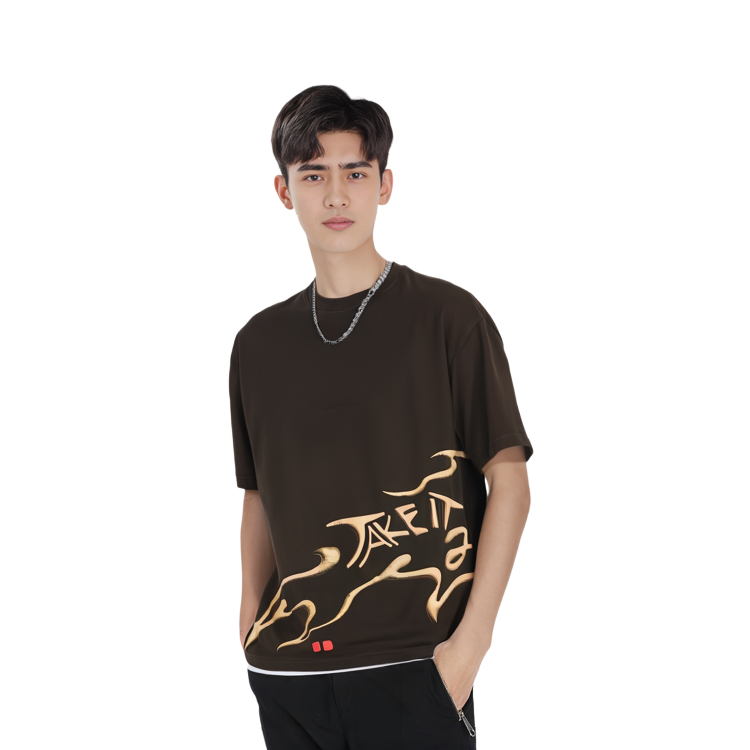 Purchase Travis Scott 字母標誌圖案印花純棉男T恤 CJAM-SS01