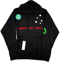 Travis Scott Letter Print Hoodie Black Pullover Sweatshirt 83665-107 Travis Scott Letter Print Hoodie Black Pullover Sweatshirt 83665-107
