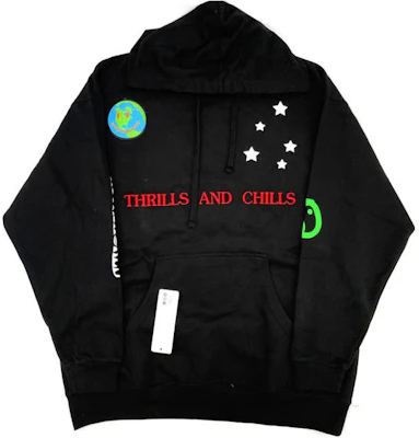 트래비스 스캇 레터 프린트 블랙 후드 풀오버 스웻셔츠 83665-107 Buy 트래비스 스캇 레터 프린트 블랙 후드 풀오버 스웻셔츠 83665-107