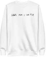 Travis Scott Letter Print White Crewneck Pullover Sweatshirt Unisex Long Sleeve TC-619 Travis Scott Letter Print White Crewneck Pullover Sweatshirt Unisex Long Sleeve TC-619