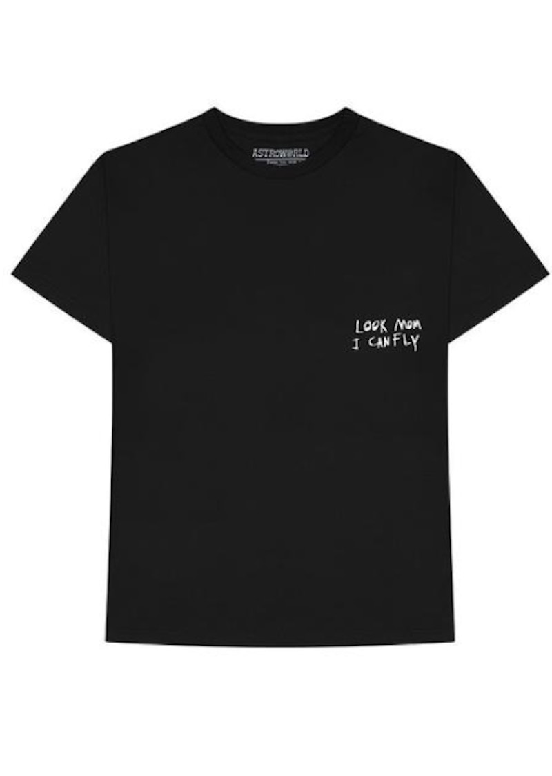 Buy Travis Scott Camiseta Look Mom I Can Fly Festival Negra