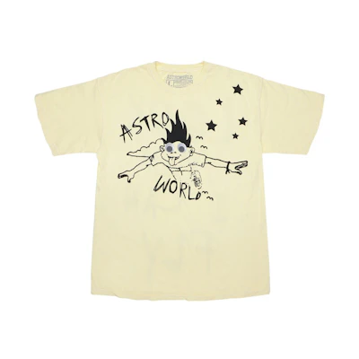 Travis Look Mom I Can Fly Tee Yellow