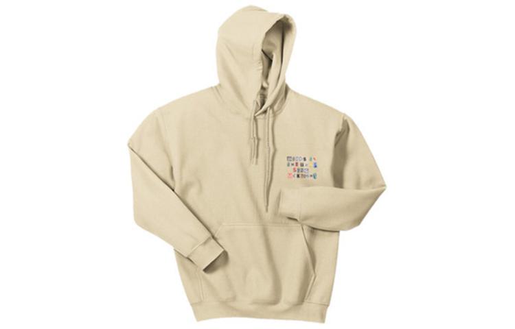 Travis Loose Fit Animal Print Hoodie TSCJHD008ORANGE