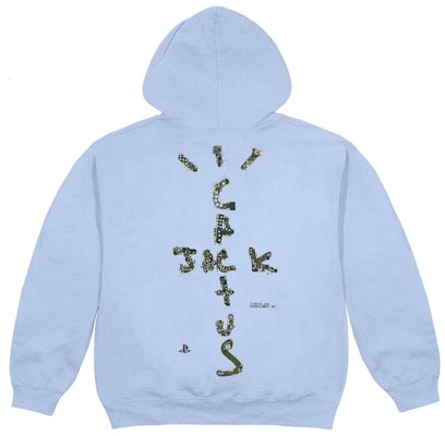 Travis Scott Motherboard I Hoodie Light Blue Order Travis Scott Motherboard I Hoodie Light Blue