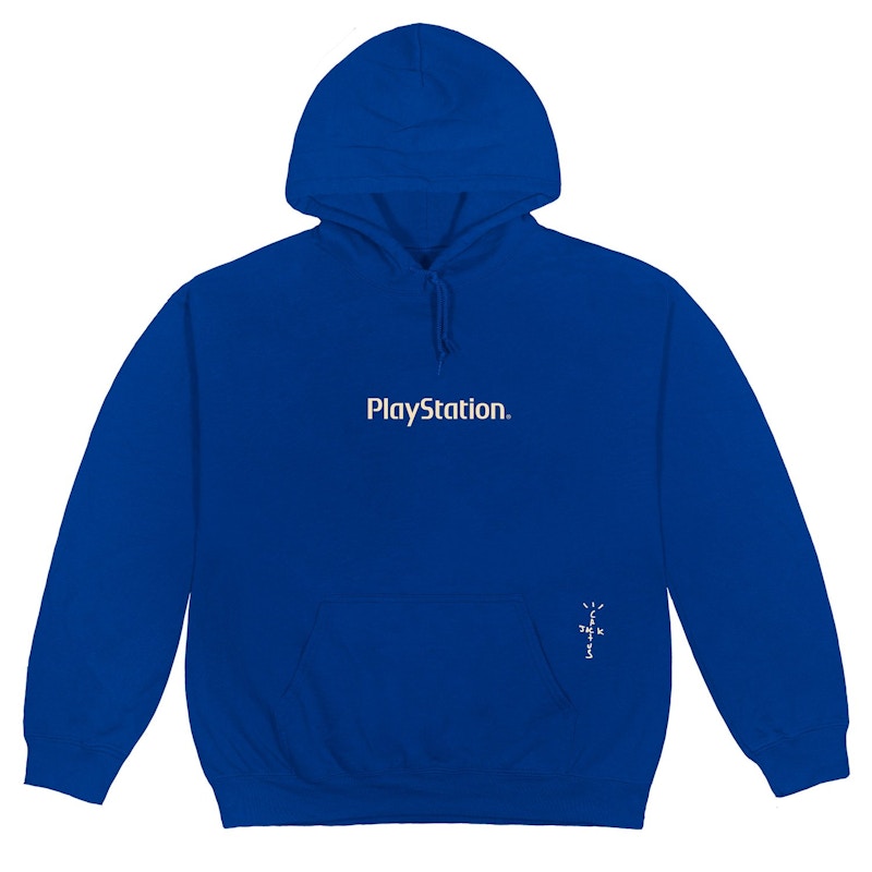 Travis Scott Motherboard III Hoodie Royal Blue