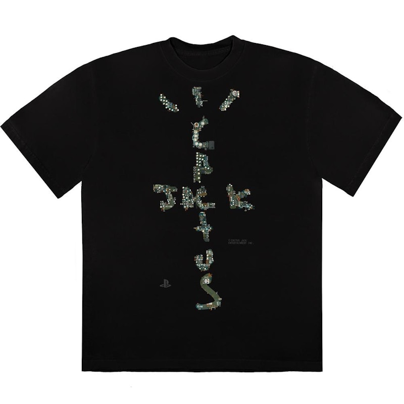 Order トラヴィス Motherboard ロゴTシャツ (黒)
