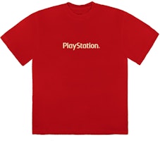 Travis Scott Motherboard Logo IV T-Shirt Red Travis Scott Motherboard Logo IV T-Shirt Red