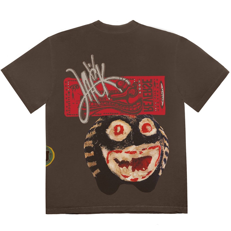 Order トラヴィス スコット 逆走Tシャツ (ブラウン)
