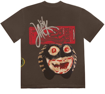 Travis Scott Never Backward T-Shirt S/S 'Cokelat' Order Travis Scott Never Backward T-Shirt S/S 'Cokelat'