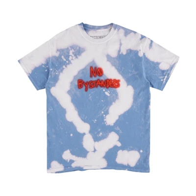 Travis No Bystanders Tee Blue Tie Dye