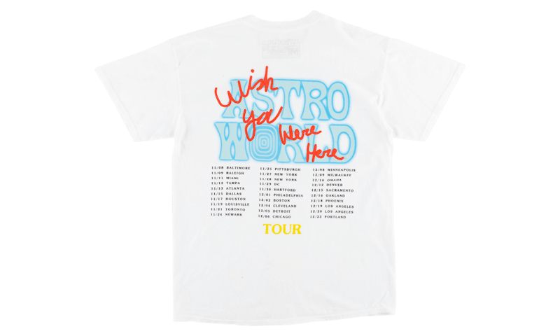 Order Travis Scott 白色 No Bystanders T恤