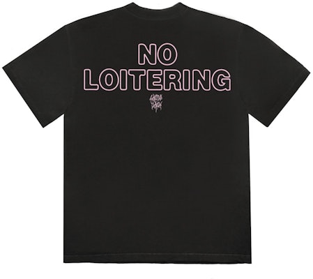 Travis Scott No Loitering T-Shirt Black Order Travis Scott No Loitering T-Shirt Black
