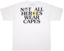 Travis Scott Not All Heroes Wear Capes Metro Boomin Tee White Travis Scott Not All Heroes Wear Capes Metro Boomin Tee White