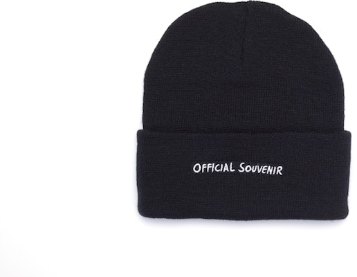 Travis Scott Official Souvenir Beanie Black Order Travis Scott Official Souvenir Beanie Black