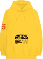 Travis Scott Official Souvenir Hoodie Gold Travis Scott Official Souvenir Hoodie Gold