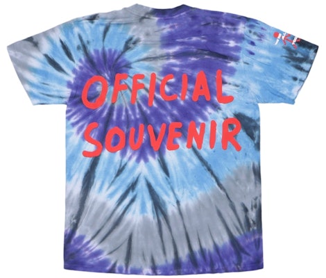 Travis Scott Official Souvenir Tee Tie Dye Order Travis Scott Official Souvenir Tee Tie Dye