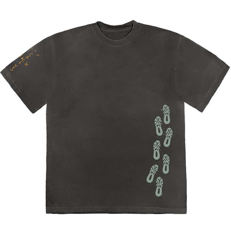 Travis Scott Path T-Shirt Washed Black