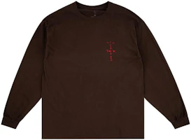 Order Travis Scott Plain Logo Patch Crewneck Long Sleeve Tee Shirt . CJMDLS68