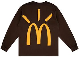 Lookbook Travis Scott Plain Logo Patch Crewneck Long Sleeve Tee Shirt . CJMDLS68
