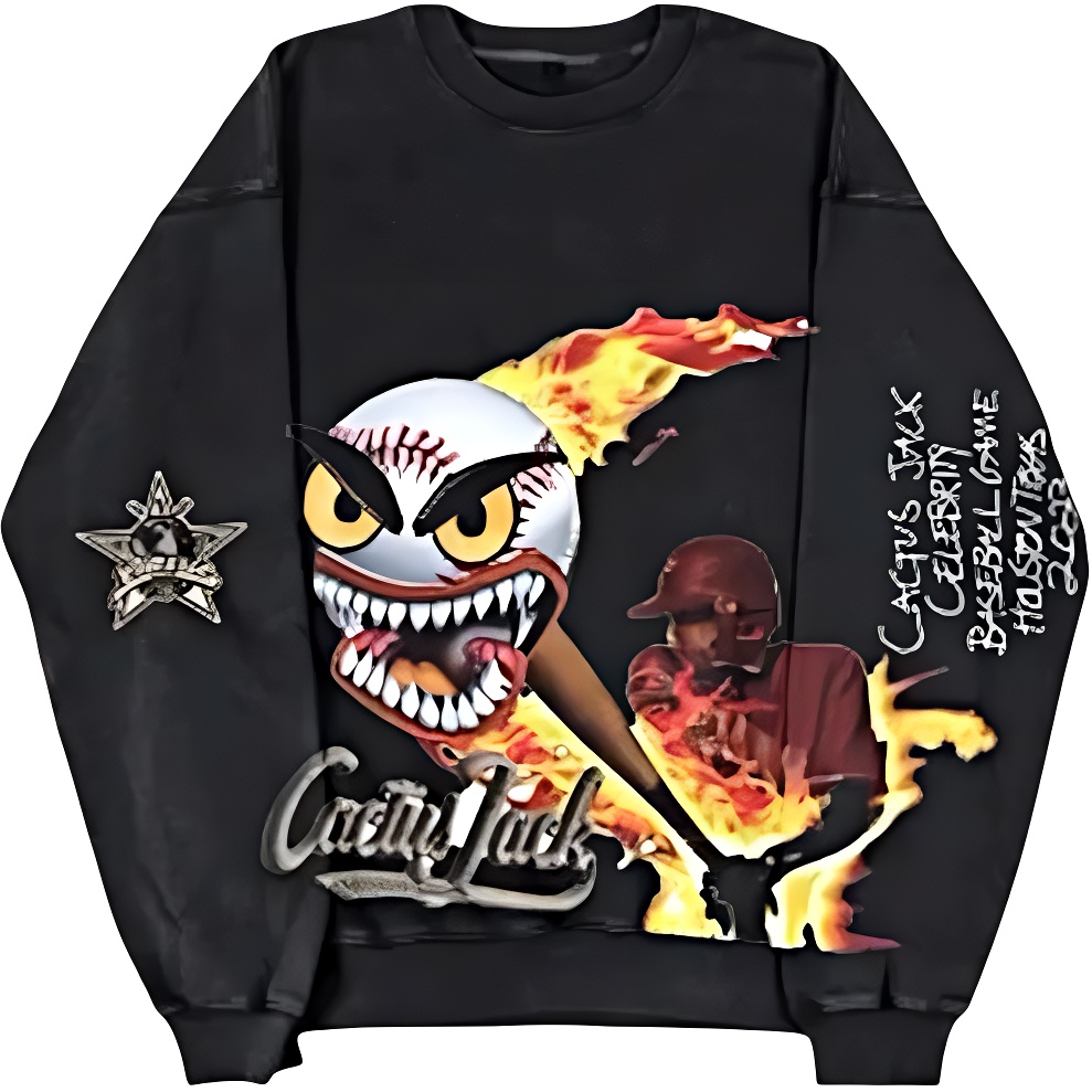 Travis Pullover Crewneck Sweatshirt Black 1945-120230106FBC-BLAC