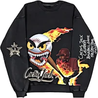 Travis Scott Pullover Crewneck Sweatshirt Black 1945-120230106FBC-BLAC Travis Scott Pullover Crewneck Sweatshirt Black 1945-120230106FBC-BLAC