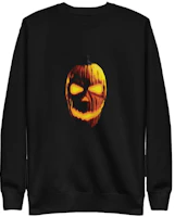 Travis Scott Pumpkin Head Graphic Crewneck Sweatshirt Unisex Black TC-634 Travis Scott Pumpkin Head Graphic Crewneck Sweatshirt Unisex Black TC-634