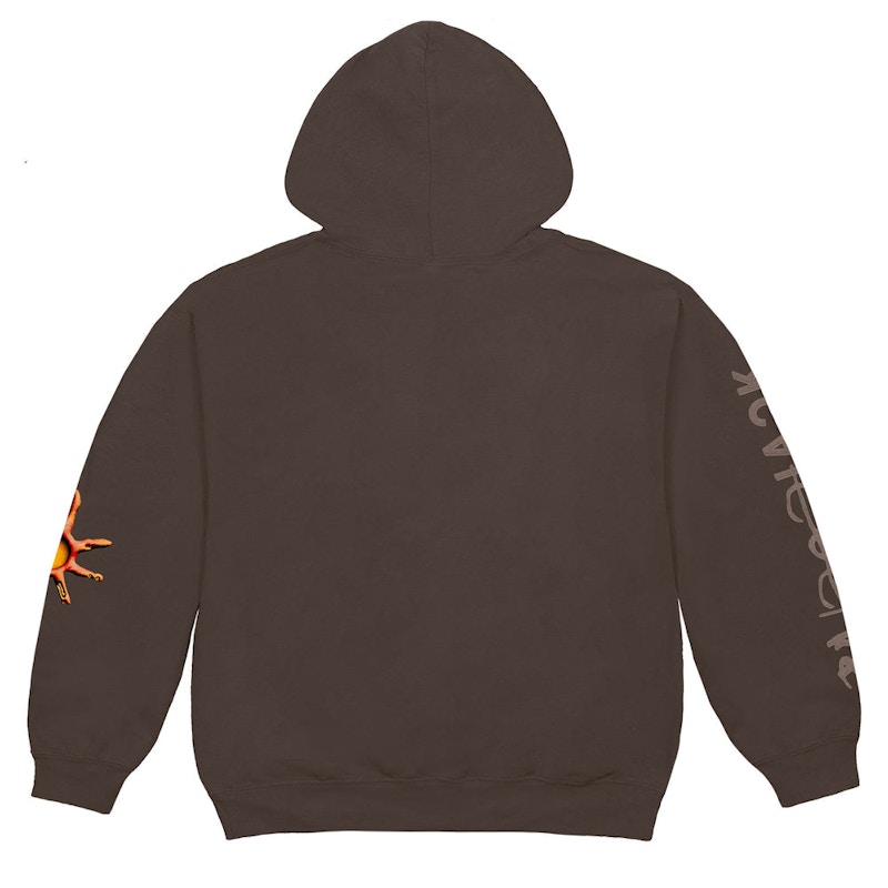 Order Hoodie Zip Up Coklat Travis Scott Reverse Dog