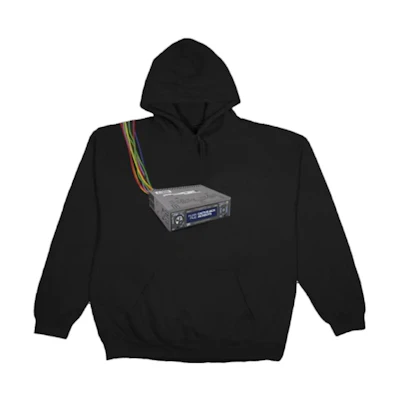 Travis Router Graphic Hoodie Black TC-469