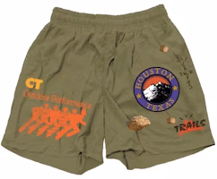 Travis Scott Running Wild Shorts Olive Travis Scott Running Wild Shorts Olive
