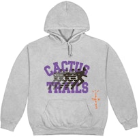 Travis Scott Running Wild Varsity Hoodie Heather Grey Travis Scott Running Wild Varsity Hoodie Heather Grey