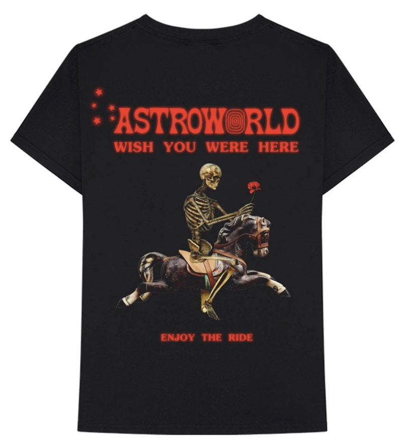 Order Travis Scott 黑色季票T恤