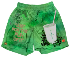 Travis Scott Shamrock Shake Shorts Green Travis Scott Shamrock Shake Shorts Green