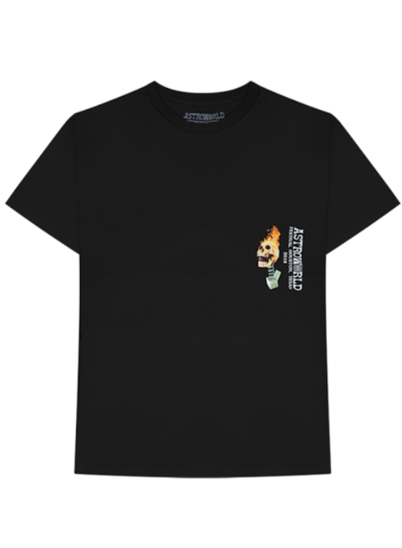 Travis Scott Skull In The Box Tee Black