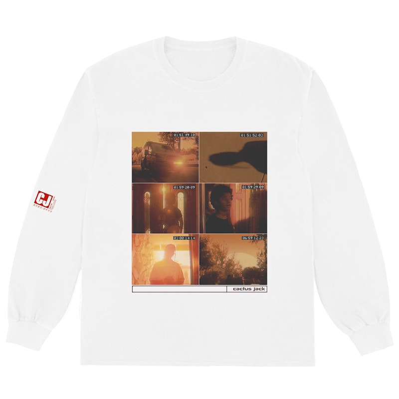 Travis Scott Something's Coming I L/S T-Shirt White