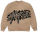 Buy Travis Scott SS23 UTOPIA Crewneck Sweatshirt Cetakan Huruf Khaki Unisex TSUT-BS13